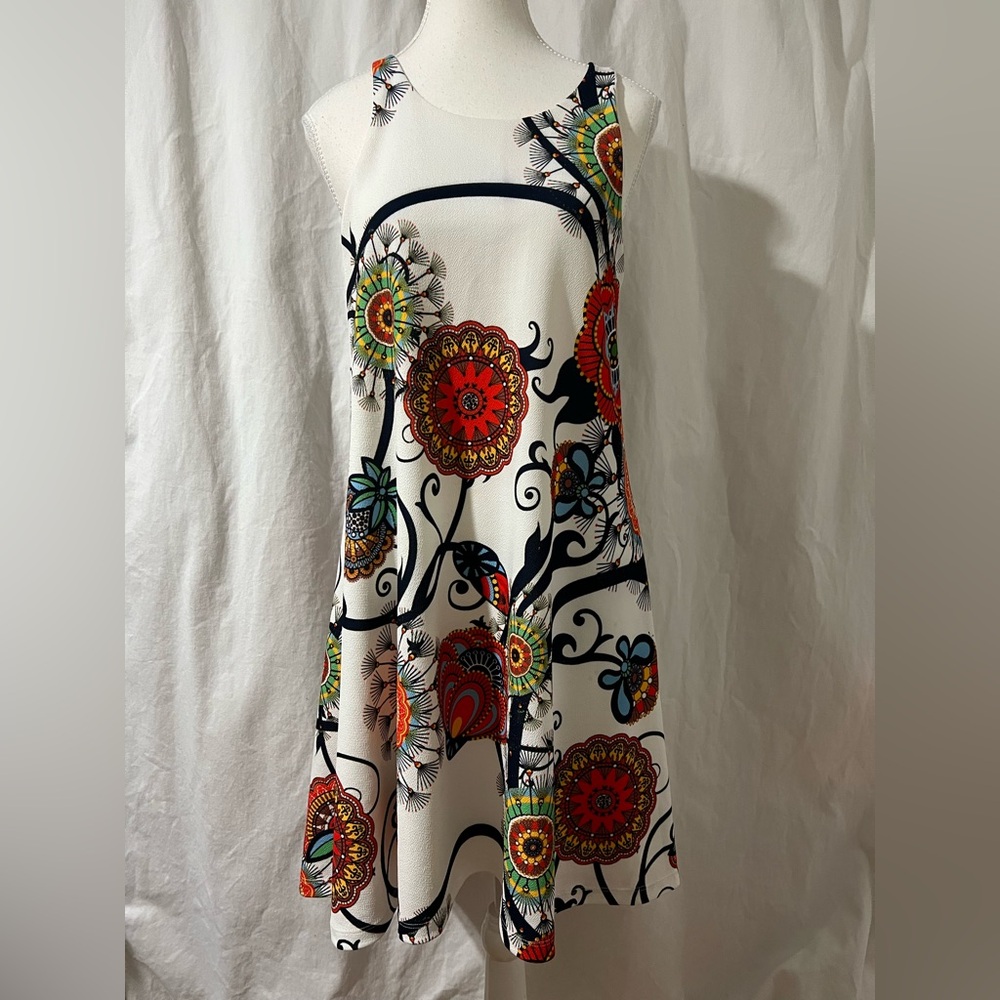 Ebba Floral Sleeveless Dress - Multicolor